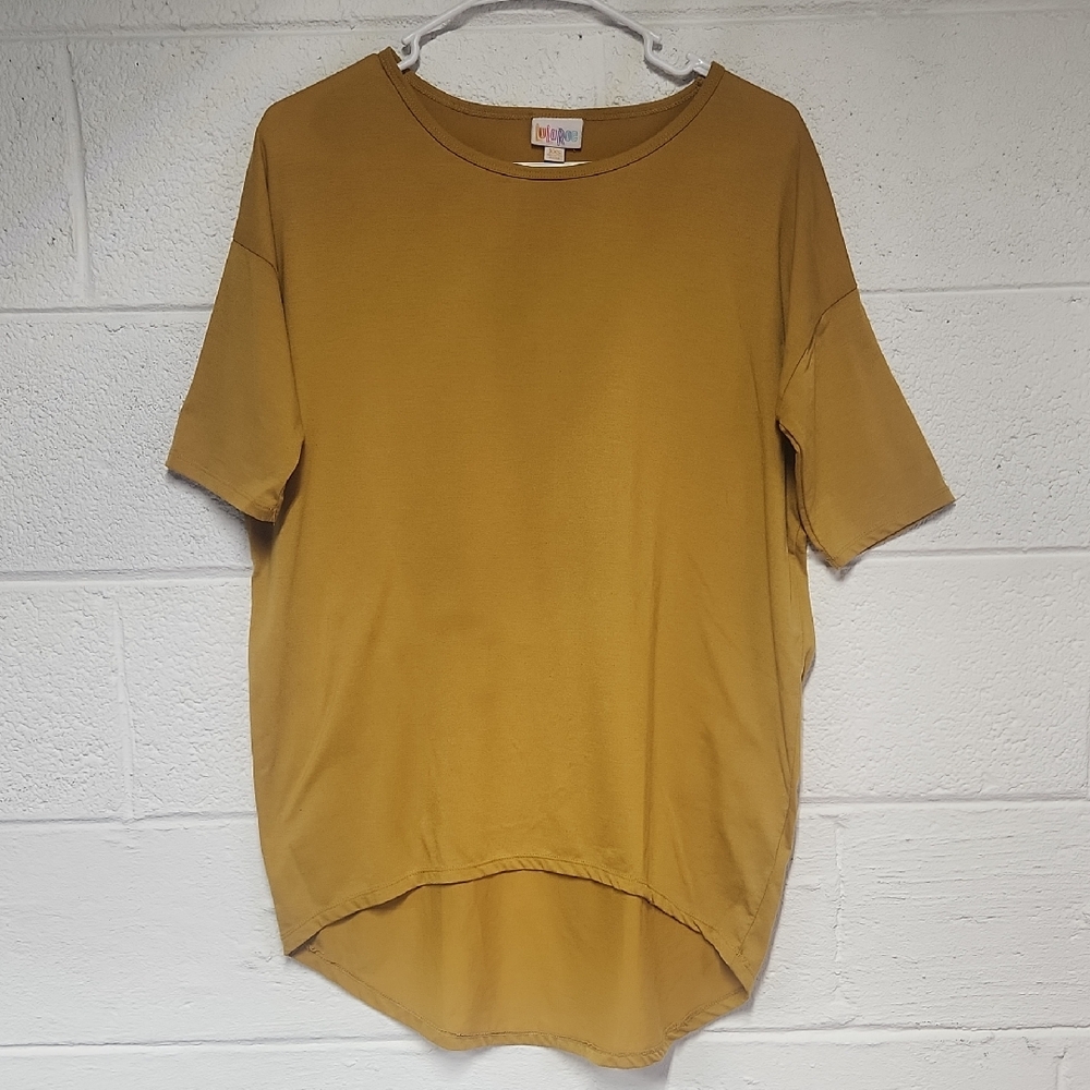 LULAROE SIZE XXS SOLID GOLD IRMA